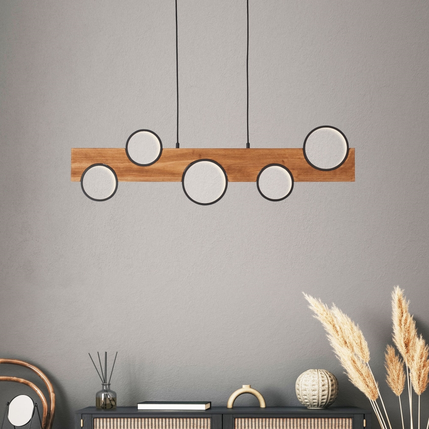 Brilliant - LED ljuskrona med textilsladd CHEESY LED/34W/230V tall