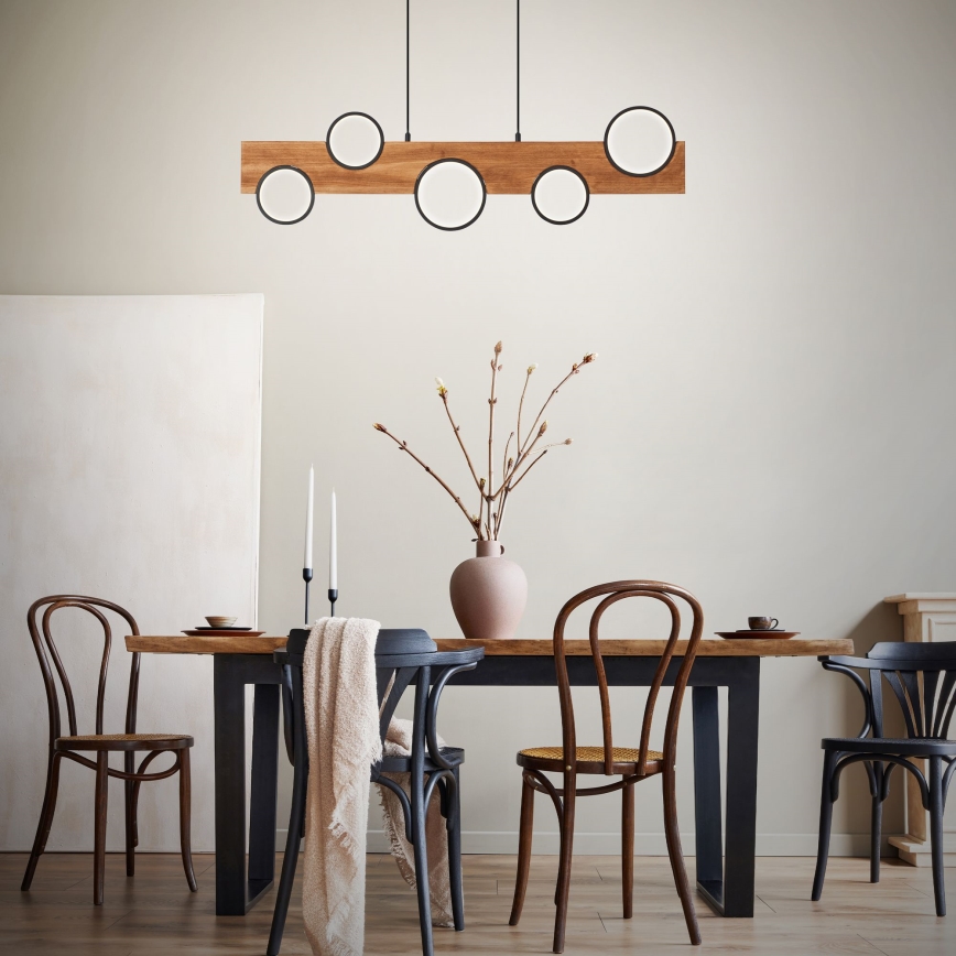 Brilliant - LED ljuskrona med textilsladd CHEESY LED/34W/230V tall