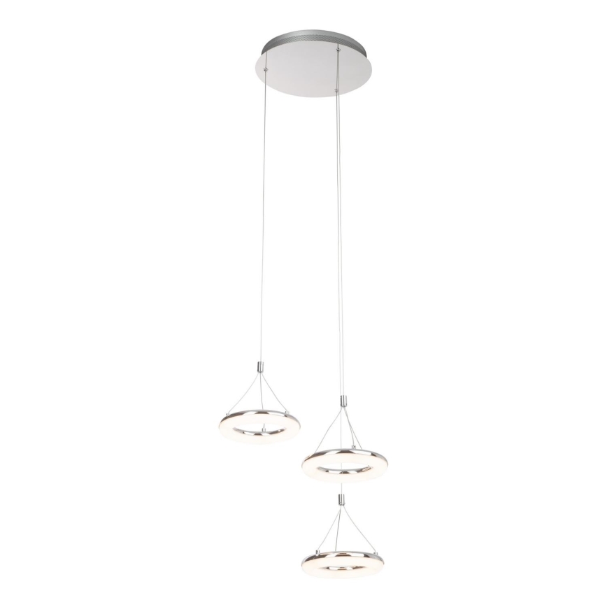 Brilliant - LED ljuskrona med textilsladd DONUT 3xLED/8,7W/230V
