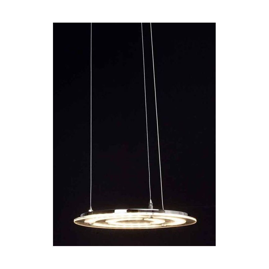 Brilliant - LED ljuskrona med textilsladd RIVERSIDE LED/28W/230V