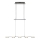 Brilliant - LED ljuskrona med textilsladd TRANSIT 5xLED/4W/230V