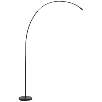 Brilliant - LED Ljusreglerad beröring golvlampa BOW LED/14W/230V 3000/4000/6500K svart