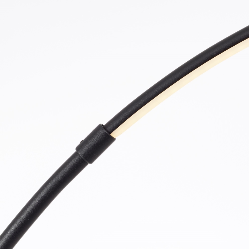 Brilliant - LED Ljusreglerad beröring golvlampa BOW LED/14W/230V 3000/4000/6500K svart