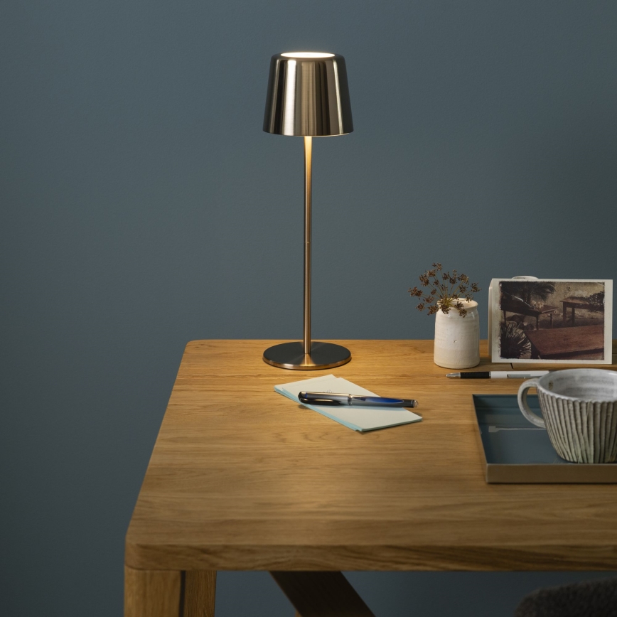 Brilliant - LED Ljusreglerad beröring utomhus lampa XAANA LED/4W/5V 3000/4000/6500K IP44 guld