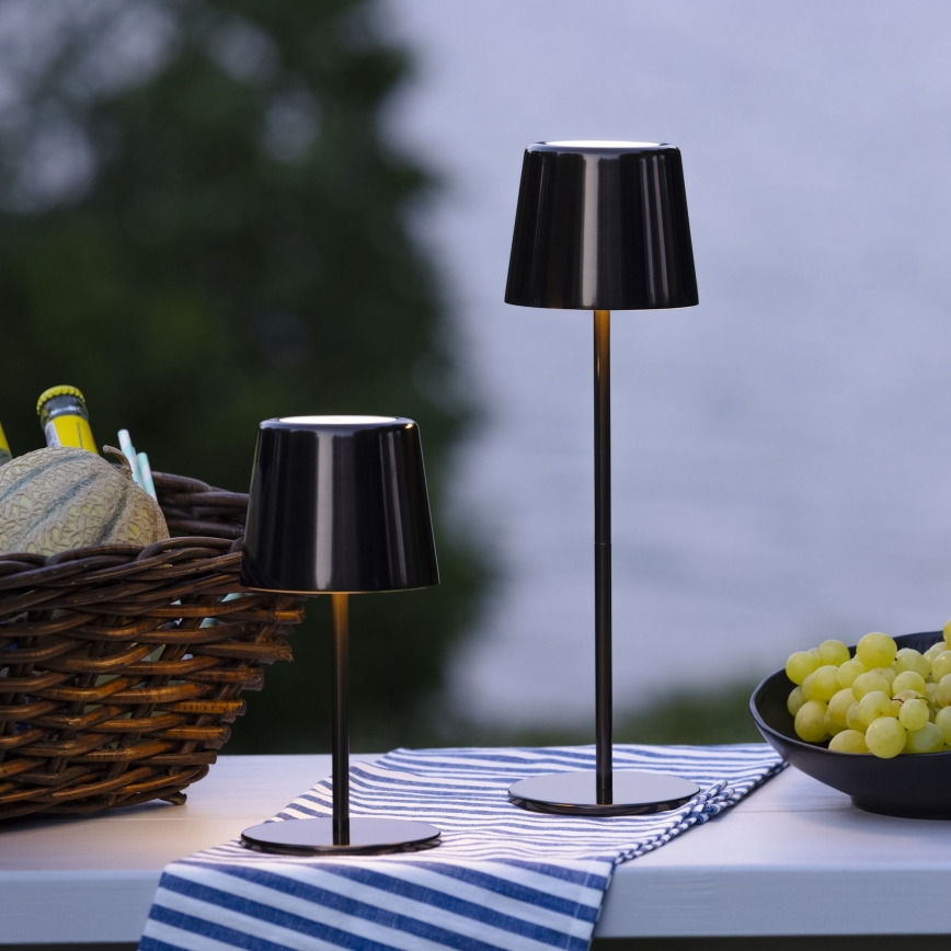 Brilliant - LED Ljusreglerad beröring utomhus lampa XAANA LED/4W/5V 3000/4000/6500K IP44 svart