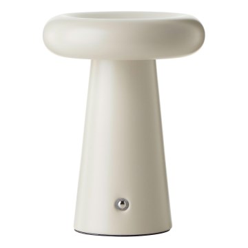 Brilliant - LED ljusreglerad bordslampa touch MUFFIN LED/3W/5V USB IP44 grädde