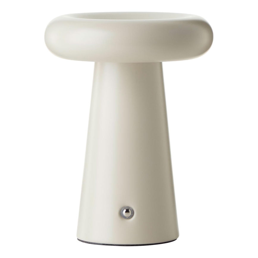 Brilliant - LED ljusreglerad bordslampa touch MUFFIN LED/3W/5V USB IP44 grädde