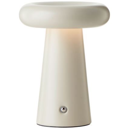 Brilliant - LED ljusreglerad bordslampa touch MUFFIN LED/3W/5V USB IP44 grädde