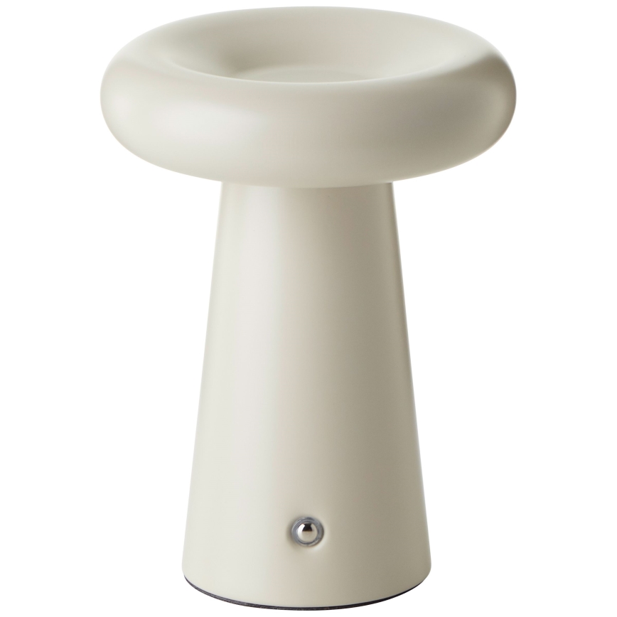 Brilliant - LED ljusreglerad bordslampa touch MUFFIN LED/3W/5V USB IP44 grädde