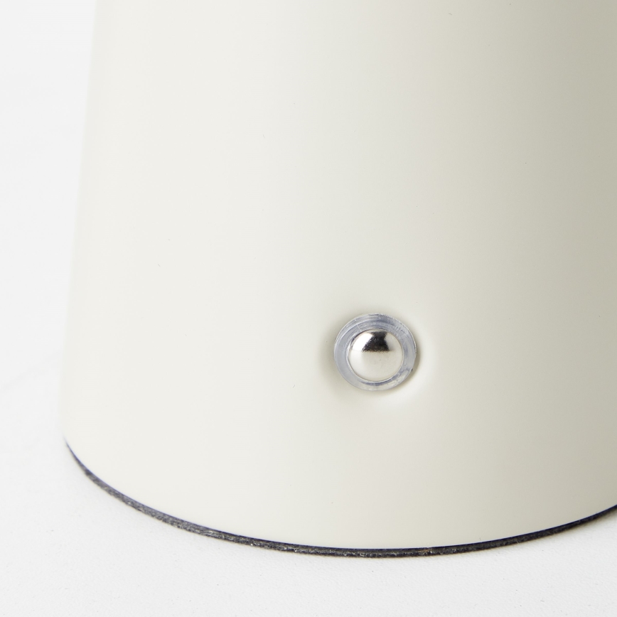 Brilliant - LED ljusreglerad bordslampa touch MUFFIN LED/3W/5V USB IP44 grädde