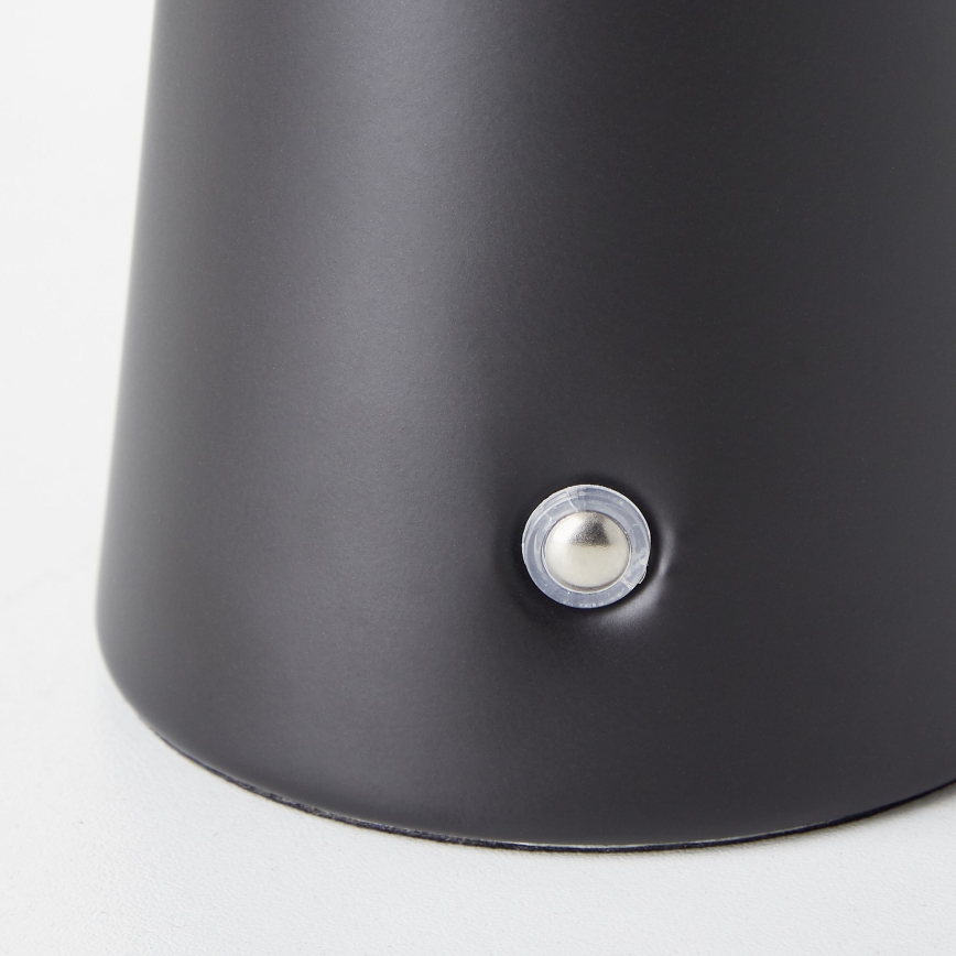 Brilliant - LED Ljusreglerad beröring utomhus bordslampa MUFFIN LED/3W/5V USB IP44 svart
