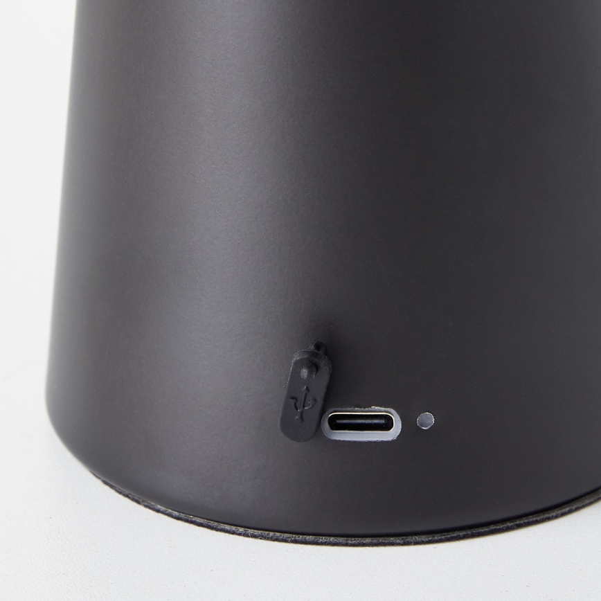 Brilliant - LED Ljusreglerad beröring utomhus bordslampa MUFFIN LED/3W/5V USB IP44 svart