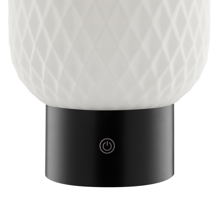 Brilliant - LED RGBW Dimmbar uppladdningsbar beröringsstyrd utomhusbordslampa SARASTRO LED/3W/5V 2700K 1800 mAh IP44 vit