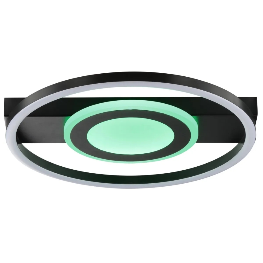 Brilliant - LED RGBW dimbar taklampa MAUREEN LED/20W/230V 3000-6500K svart + fjärrkontroll