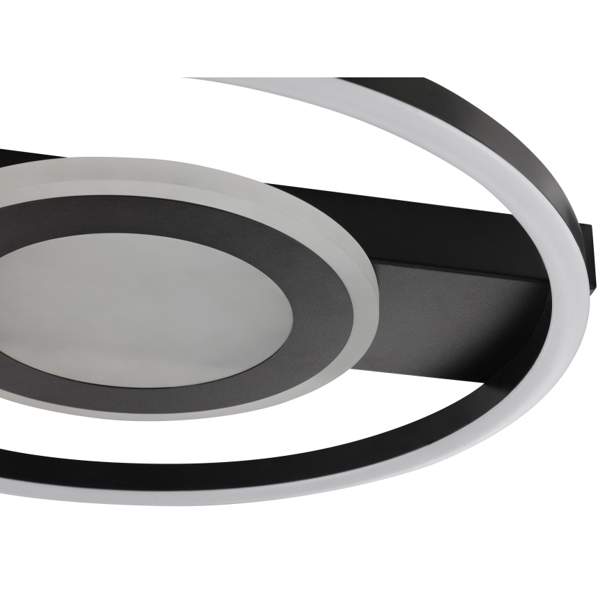 Brilliant - LED RGBW dimbar taklampa MAUREEN LED/20W/230V 3000-6500K svart + fjärrkontroll