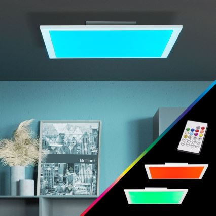 Brilliant - LED RGBW Dimbar taklampa ABIE LED/24W/230V 2700-6500K + fjärrkontroll