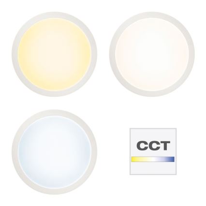 Brilliant - LED RGBW Dimbar taklampa ABIE LED/24W/230V 2700-6500K + fjärrkontroll