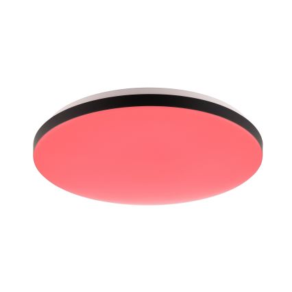 Brilliant - LED RGBW Dimbar taklampa LIVIO LED/20W/230V 3000-6500K diameter 49 cm svart + fjärrkontroll