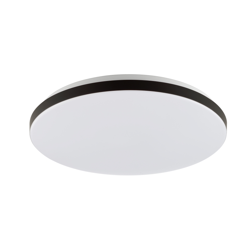 Brilliant - LED RGBW Dimbar taklampa LIVIO LED/20W/230V 3000-6500K diameter 49 cm svart + fjärrkontroll