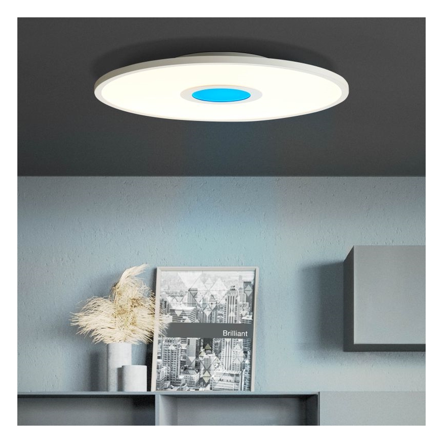 Brilliant - LED RGBW Dimbar taklampa ODELLA LED/24W/230V 2700-6500K + fjärrkontroll