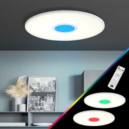 Brilliant - LED RGBW Dimbar taklampa ODELLA LED/24W/230V 2700-6500K + fjärrkontroll
