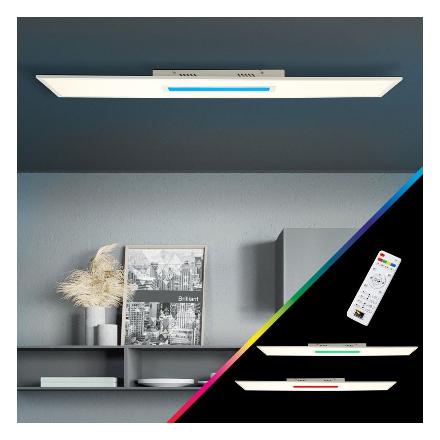 Brilliant - LED RGBW Dimbar taklampa ODELLA LED/37W/230V 2700-6500K + fjärrkontroll
