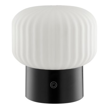 Brilliant - LED RGBW dimbar, uppladdningsbar, beröringsstyrd utomhusbordslampa SARASTRO LED/3W/5V 2700K 1800 mAh IP44 vit