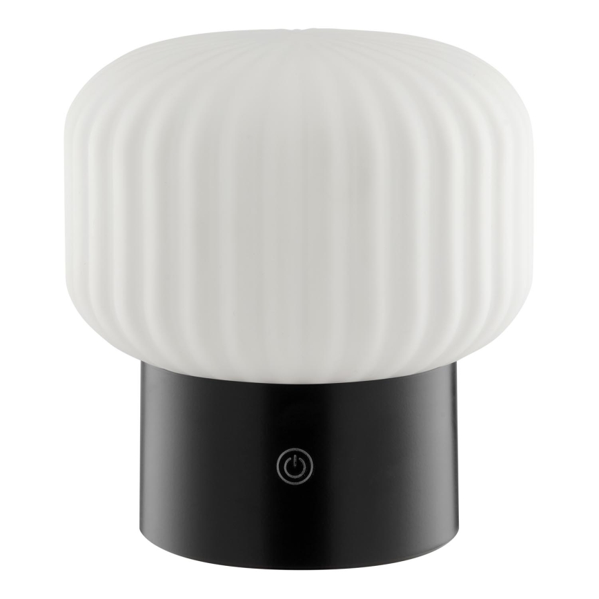 Brilliant - LED RGBW dimbar, uppladdningsbar, beröringsstyrd utomhusbordslampa SARASTRO LED/3W/5V 2700K 1800 mAh IP44 vit