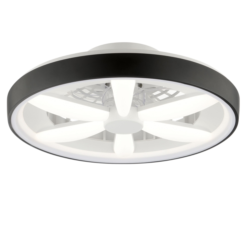 Brilliant - LED RGBW Takfläkt med dimmer med belysning GAIANO LED/48W/230V 2700-6500K svart + fjärrkontroll