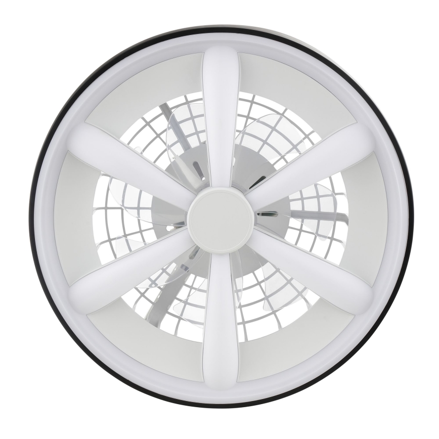 Brilliant - LED RGBW Takfläkt med dimmer med belysning GAIANO LED/48W/230V 2700-6500K svart + fjärrkontroll