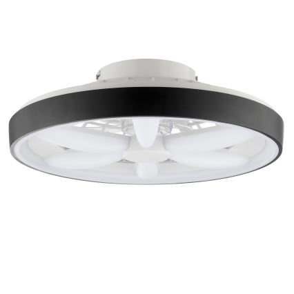 Brilliant - LED RGBW Takfläkt med dimmer med belysning GAIANO LED/48W/230V 2700-6500K svart + fjärrkontroll