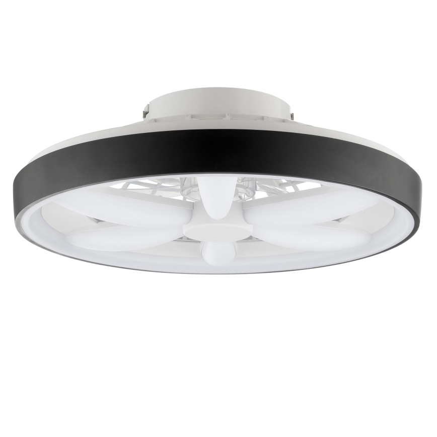 Brilliant - LED RGBW Takfläkt med dimmer med belysning GAIANO LED/48W/230V 2700-6500K svart + fjärrkontroll