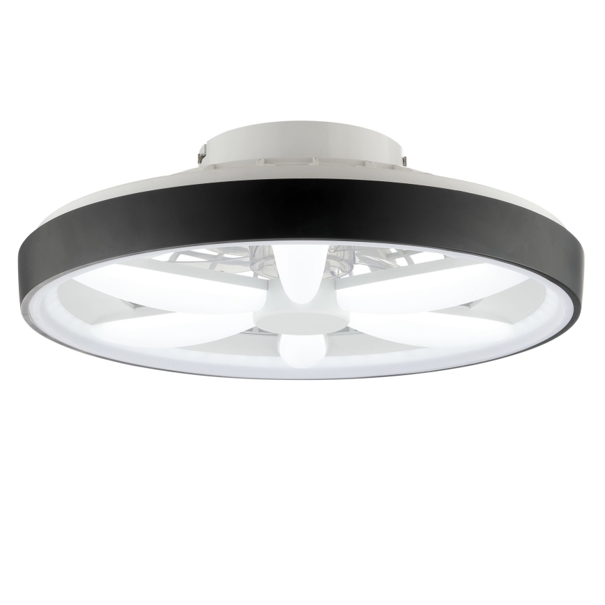 Brilliant - LED RGBW Takfläkt med dimmer med belysning GAIANO LED/48W/230V 2700-6500K svart + fjärrkontroll