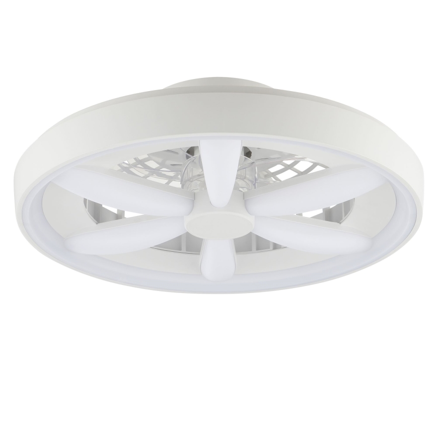 Brilliant - LED RGBW Takfläkt med dimmer med belysning GAIANO LED/48W/230V 2700-6500K vit + fjärrkontroll