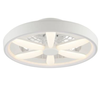 Brilliant - LED RGBW Takfläkt med dimmer med belysning GAIANO LED/48W/230V 2700-6500K vit + fjärrkontroll
