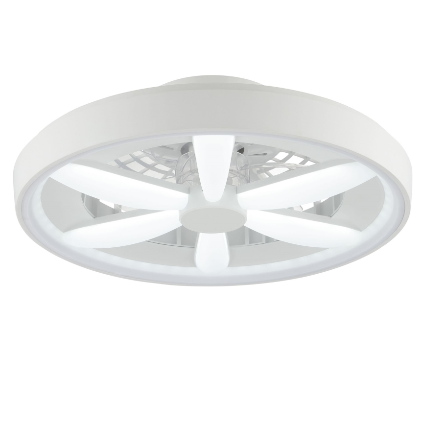 Brilliant - LED RGBW Takfläkt med dimmer med belysning GAIANO LED/48W/230V 2700-6500K vit + fjärrkontroll