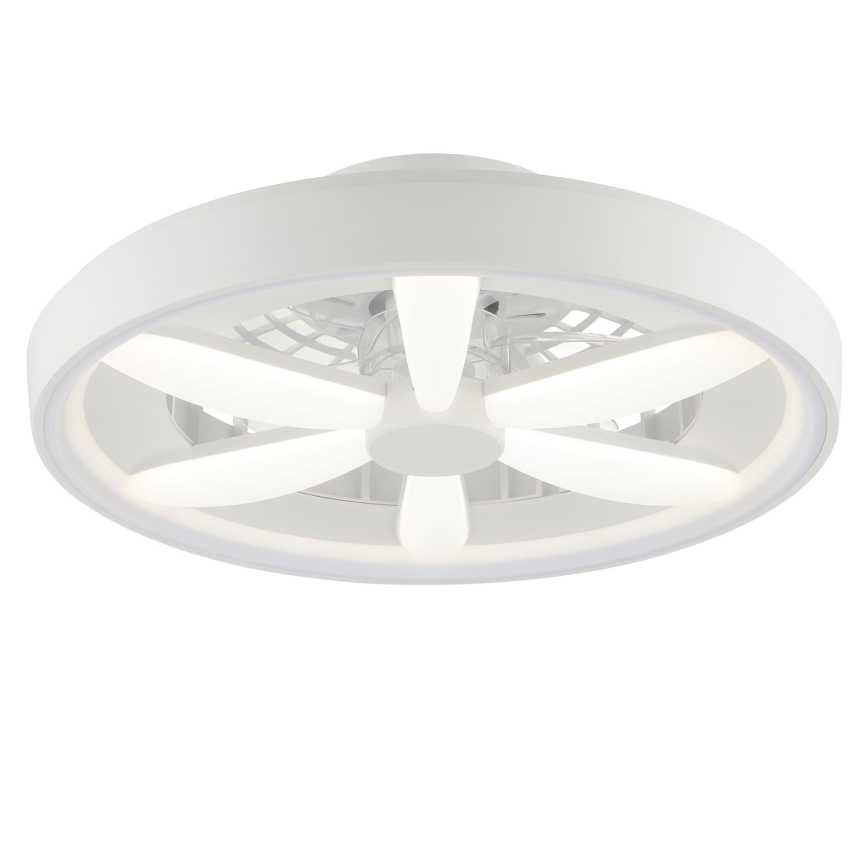 Brilliant - LED RGBW Takfläkt med dimmer med belysning GAIANO LED/48W/230V 2700-6500K vit + fjärrkontroll