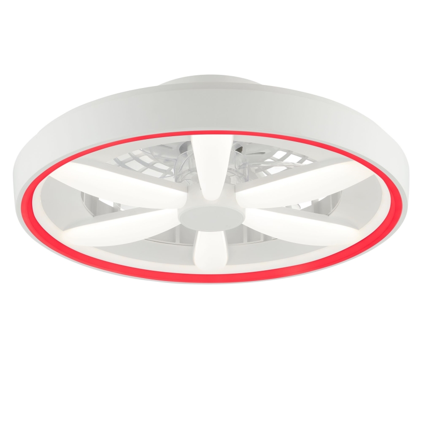 Brilliant - LED RGBW Takfläkt med dimmer med belysning GAIANO LED/48W/230V 2700-6500K vit + fjärrkontroll