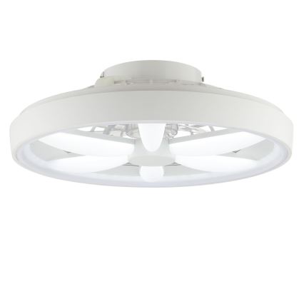 Brilliant - LED RGBW Takfläkt med dimmer med belysning GAIANO LED/48W/230V 2700-6500K vit + fjärrkontroll