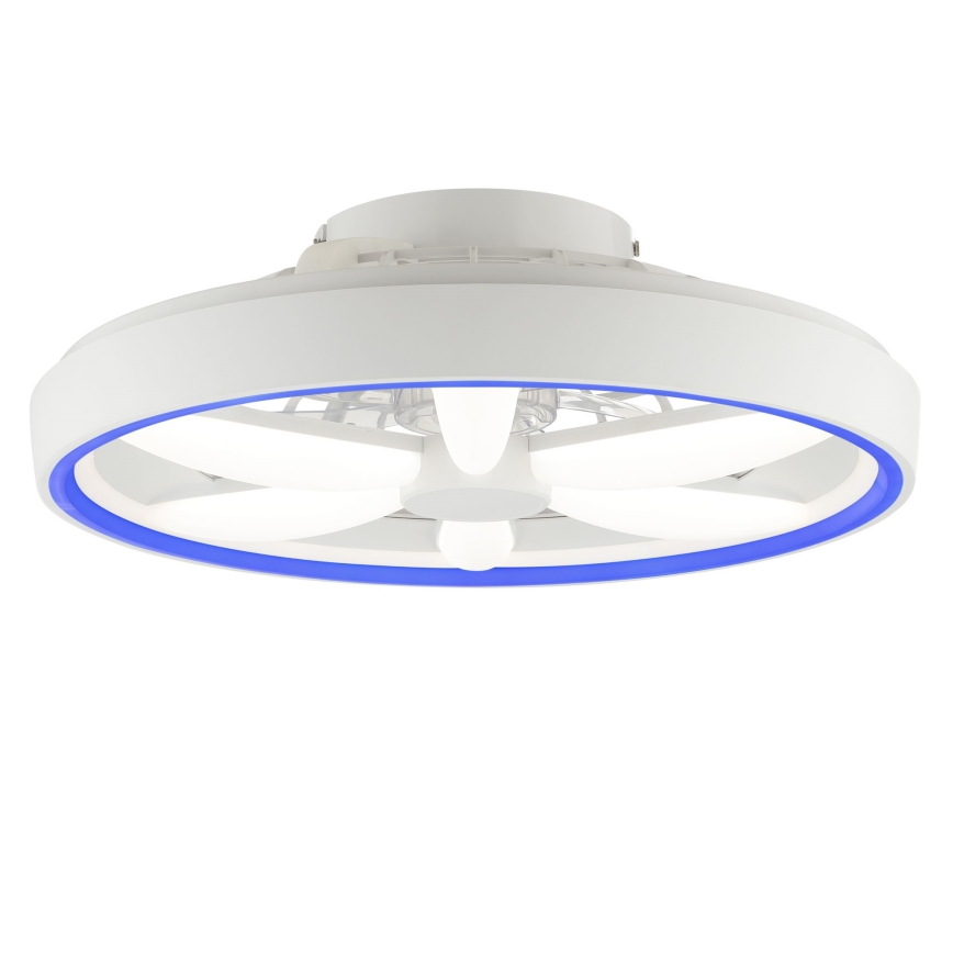 Brilliant - LED RGBW Takfläkt med dimmer med belysning GAIANO LED/48W/230V 2700-6500K vit + fjärrkontroll