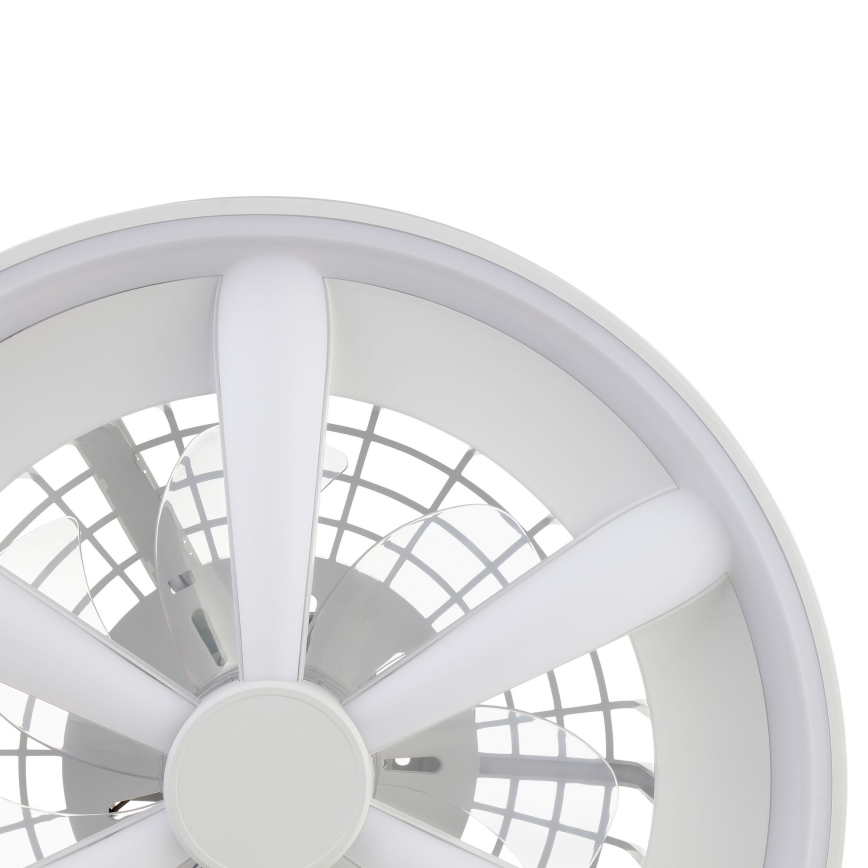 Brilliant - LED RGBW Takfläkt med dimmer med belysning GAIANO LED/48W/230V 2700-6500K vit + fjärrkontroll