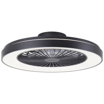 Brilliant - LED RGBW Takfläkt med dimmer MAZZARO LED/24W/230V 3000-6500K diameter 58 cm svart + fjärrkontroll