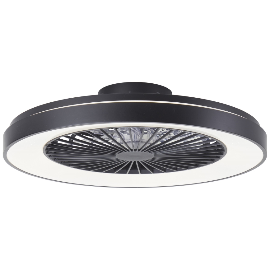Brilliant - LED RGBW Takfläkt med dimmer MAZZARO LED/24W/230V 3000-6500K diameter 58 cm svart + fjärrkontroll