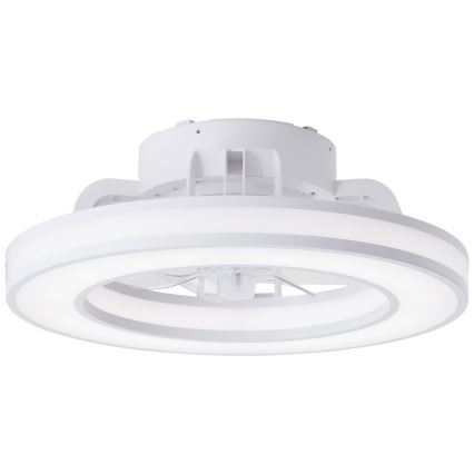 Brilliant - LED RGBW Takfläkt med dimmer MONDELLO LED/26W/230V 2700-6500K diameter 41,5 cm vit + fjärrkontroll