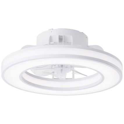 Brilliant - LED RGBW Takfläkt med dimmer MONDELLO LED/26W/230V 2700-6500K diameter 41,5 cm vit + fjärrkontroll