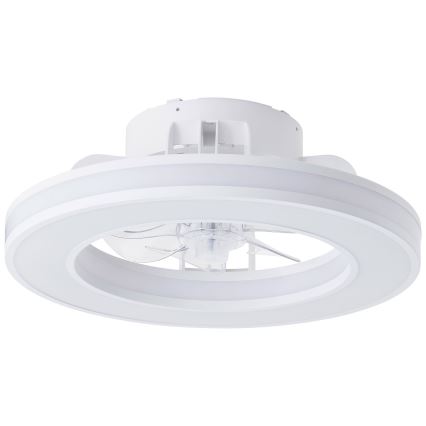 Brilliant - LED RGBW Takfläkt med dimmer MONDELLO LED/26W/230V 2700-6500K diameter 41,5 cm vit + fjärrkontroll