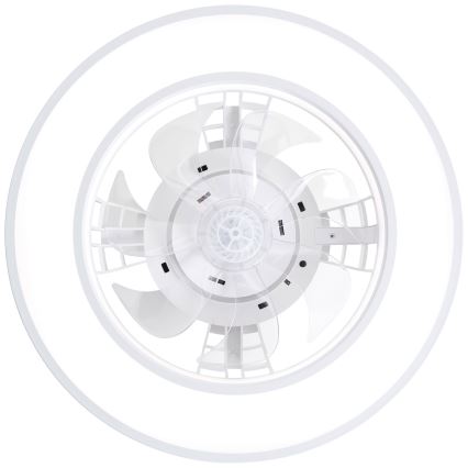 Brilliant - LED RGBW Takfläkt med dimmer MONDELLO LED/26W/230V 2700-6500K diameter 41,5 cm vit + fjärrkontroll