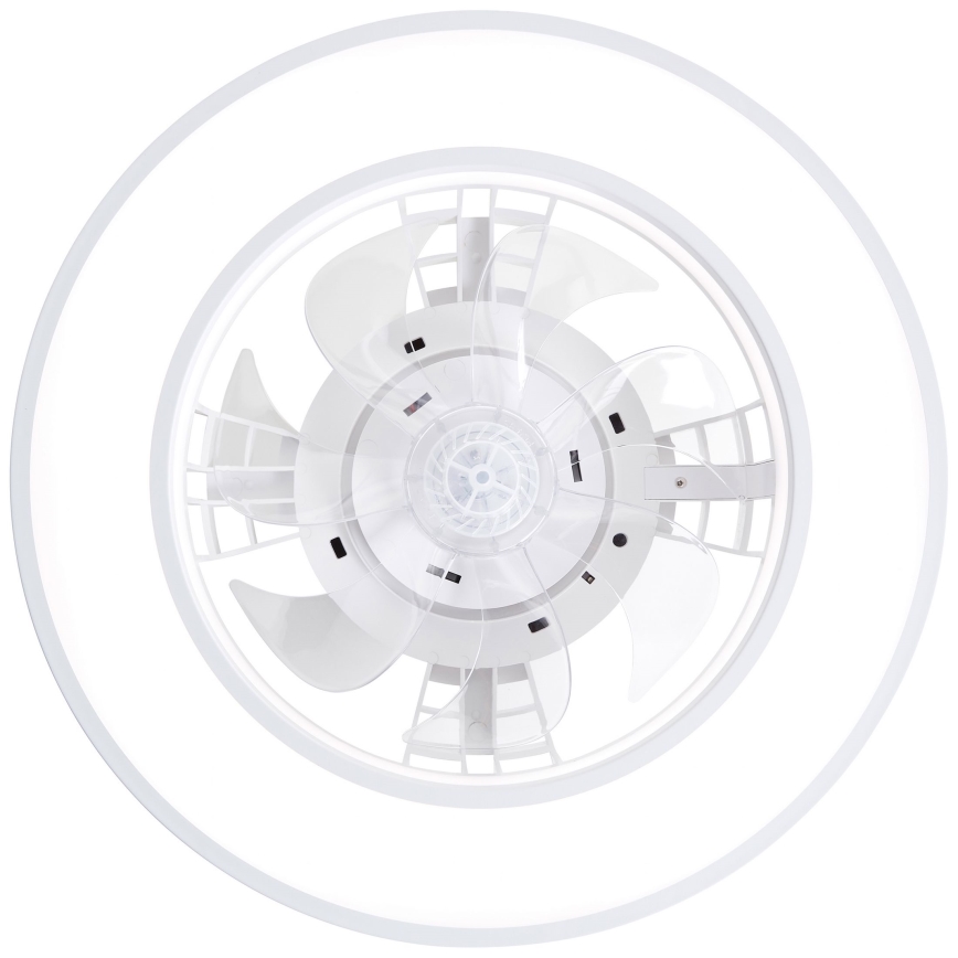 Brilliant - LED RGBW Takfläkt med dimmer MONDELLO LED/26W/230V 2700-6500K diameter 41,5 cm vit + fjärrkontroll