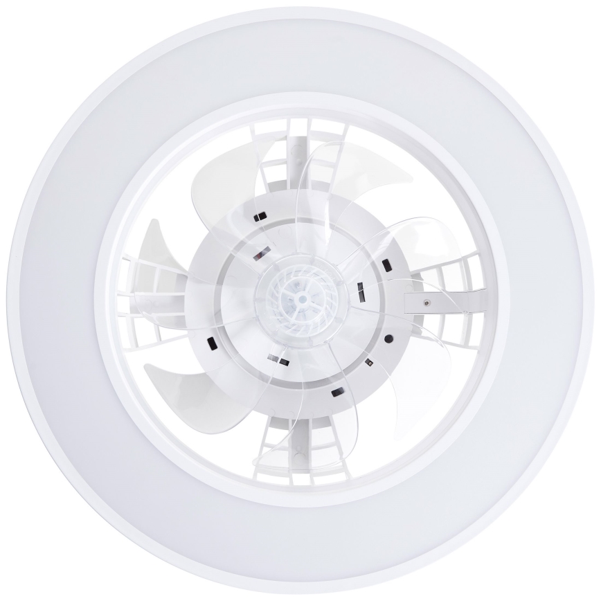 Brilliant - LED RGBW Takfläkt med dimmer MONDELLO LED/26W/230V 2700-6500K diameter 41,5 cm vit + fjärrkontroll