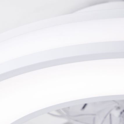 Brilliant - LED RGBW Takfläkt med dimmer MONDELLO LED/26W/230V 2700-6500K diameter 41,5 cm vit + fjärrkontroll